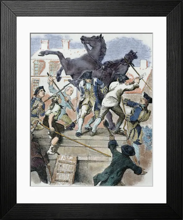 Framed Print : Unites States. American War of Independence (1775-1783) Framed Print : Unites States. American War of Independence (1775-1783)