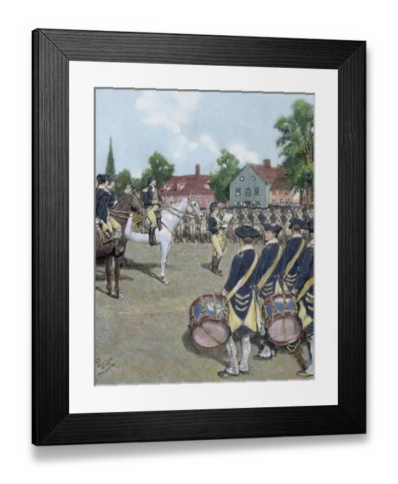 Framed Print : United States. American War of Independence (1775-1783). Declaration of Independence Framed Print : United States. American War of Independence (1775-1783). Declaration of Independence