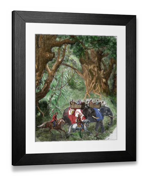Framed Print : India. Sepoy Rebellion (1857). India revolution that erupted as a reaction against Framed Print : India. Sepoy Rebellion (1857). India revolution that erupted as a reaction against