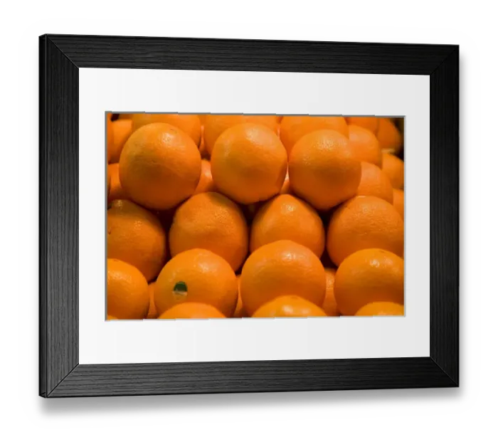 Framed Print : Pile of Bright Oranges Fruit Trademark removed Framed Print : Pile of Bright Oranges Fruit Trademark removed