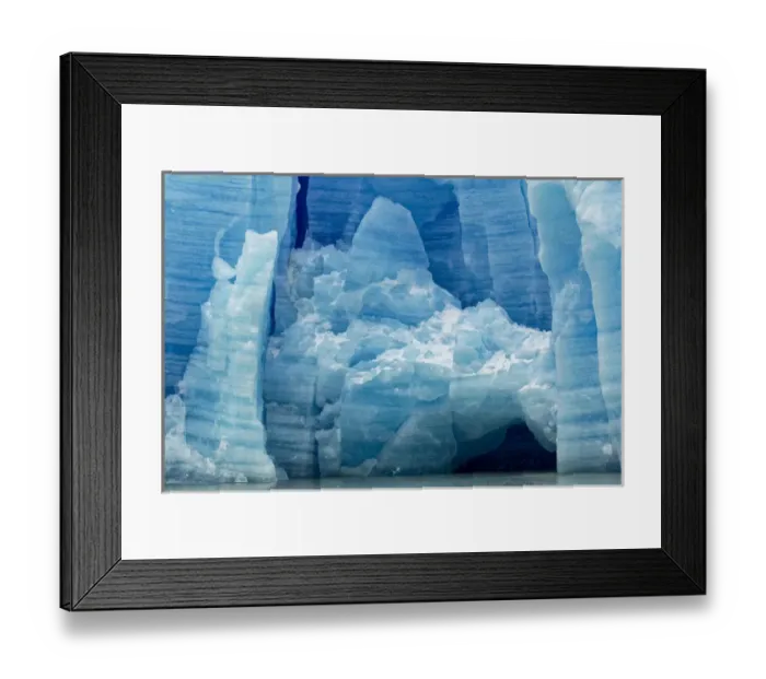 Framed Print : Pattern in blue ice of Grey Glacier, Torres del Paine National Park, Chile, South America Framed Print : Pattern in blue ice of Grey Glacier, Torres del Paine National Park, Chile, South America