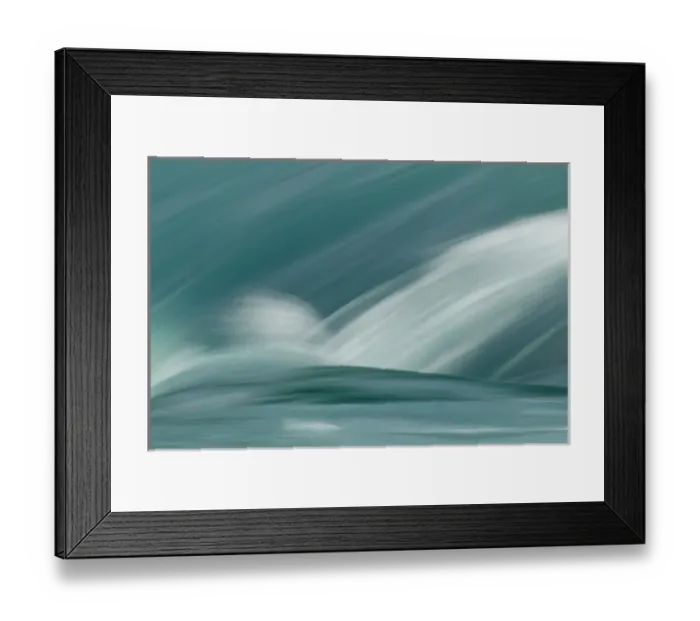 Framed Print : Flowing turquoise water, Salto Grande waterfall, Torres del Paine National Park, Chile