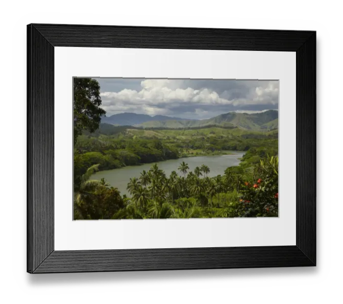 Framed Print : Sigatoka River, Lower Sigatoka Valley, Coral Coast, Viti Levu, Fiji, South Pacific Framed Print : Sigatoka River, Lower Sigatoka Valley, Coral Coast, Viti Levu, Fiji, South Pacific