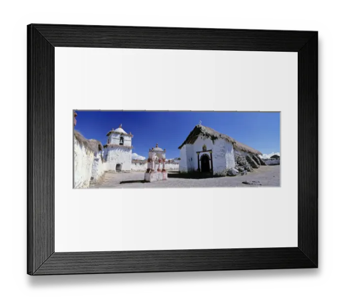 Framed Print : Church of Parinacota, an Aymara village in Lauca National Park in the Altiplano of northern Chile Framed Print : Church of Parinacota, an Aymara village in Lauca National Park in the Altiplano of northern Chile