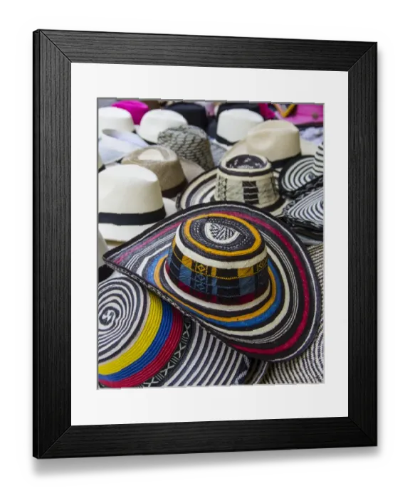 Framed Print : South America, Colombia, Cartagena, Local crafts for sale in the old walled city Framed Print : South America, Colombia, Cartagena, Local crafts for sale in the old walled city