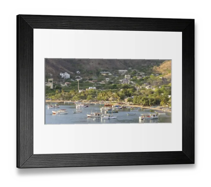 Framed Print : Colombia, Taganga. Harbor Framed Print : Colombia, Taganga. Harbor