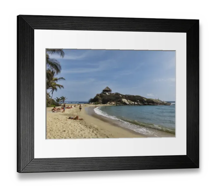 Framed Print : Colombia, Tayrona National Park, Cabo San Juan de la Gua. Beach Framed Print : Colombia, Tayrona National Park, Cabo San Juan de la Gua. Beach