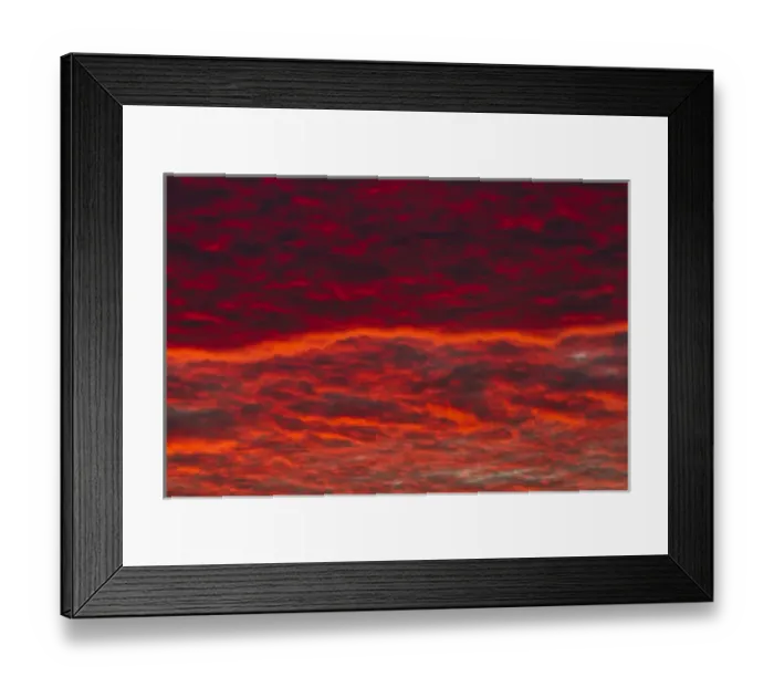 Framed Print : Dawn sky, Portland, Oregon