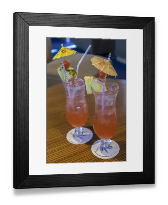 Framed Print : Singapore Sling, alcoholic beverage