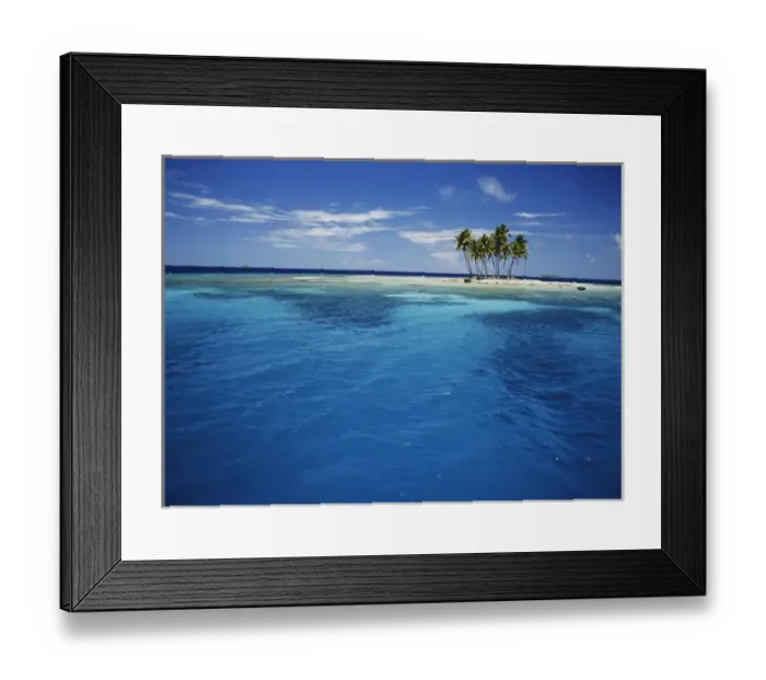 Framed Print : Micronesia, Tonowas, View of idyllic tropical Dublon Island Framed Print : Micronesia, Tonowas, View of idyllic tropical Dublon Island