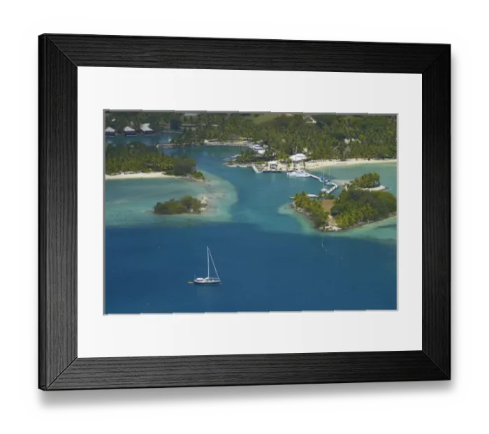 Framed Print : Musket Cove Island Resort, Malolo Lailai Island, Mamanuca Islands, Fiji, South Pacific