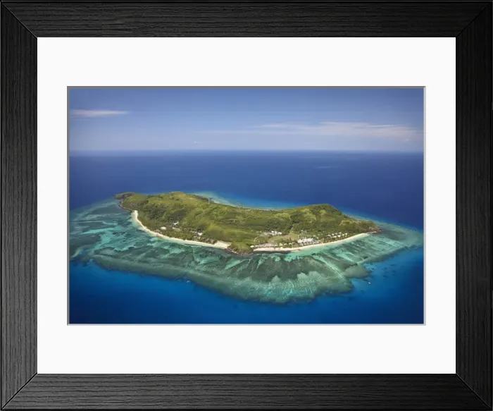 Framed Print : Tokoriki Island, Mamanuca Islands, Fiji, South Pacific - aerial Framed Print : Tokoriki Island, Mamanuca Islands, Fiji, South Pacific - aerial