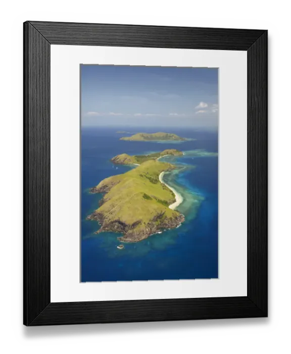 Framed Print : Yanuya Island, (and Tavua Island in background), Mamanuca Islands, Fiji, South Pacific Framed Print : Yanuya Island, (and Tavua Island in background), Mamanuca Islands, Fiji, South Pacific