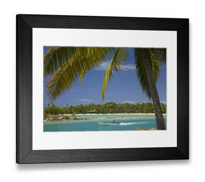 Framed Print : Palm trees and lagoon entrance, Musket Cove Island Resort, Malolo Lailai Island, Mamanuca Islands Framed Print : Palm trees and lagoon entrance, Musket Cove Island Resort, Malolo Lailai Island, Mamanuca Islands