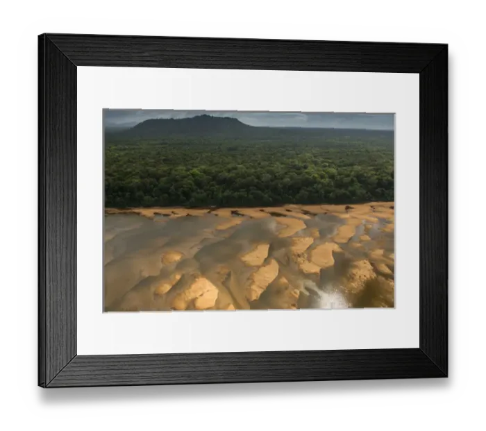 Framed Print : Essequibo River Iwokrama Rurununi GUYANA South America Longest river in Guyana