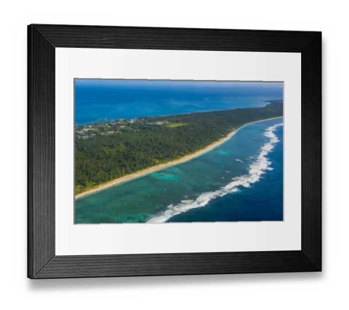 Framed Print : Aerial of HaA'apai, Tonga, South Pacific Framed Print : Aerial of HaA'apai, Tonga, South Pacific