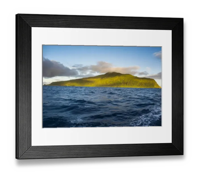 Framed Print : Sunrise over Ofu Island, ManuA'a island group, American Samoa, South Pacific