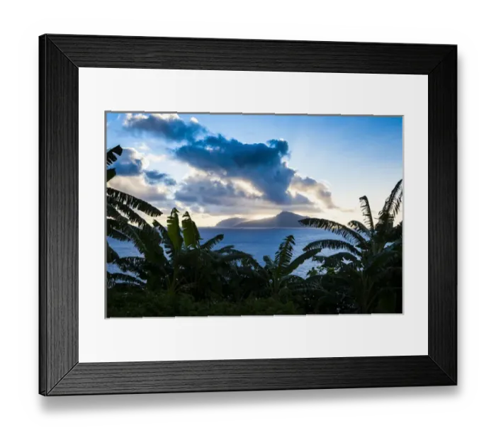 Framed Print : Sunset over Ofu Island, Manuas, American Samoa, South Pacific Framed Print : Sunset over Ofu Island, Manuas, American Samoa, South Pacific