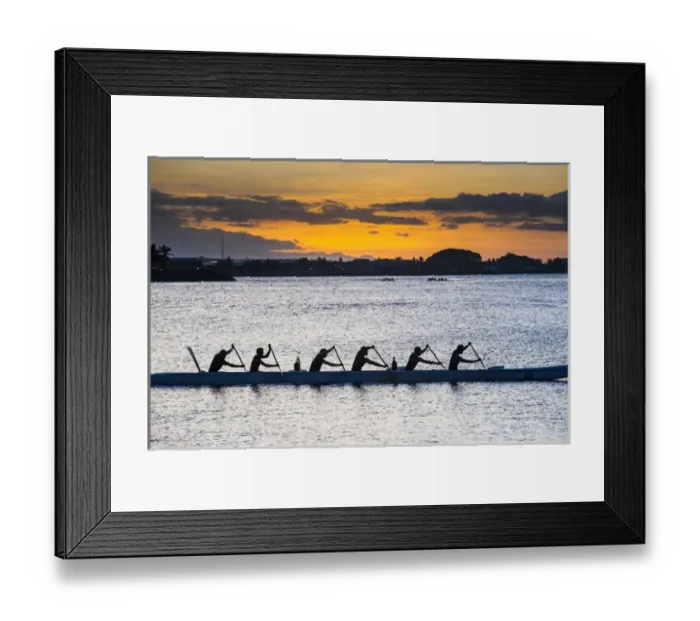 Framed Print : Evening rowing in the bay of Apia, Upolo, Samoa, South Pacific Framed Print : Evening rowing in the bay of Apia, Upolo, Samoa, South Pacific