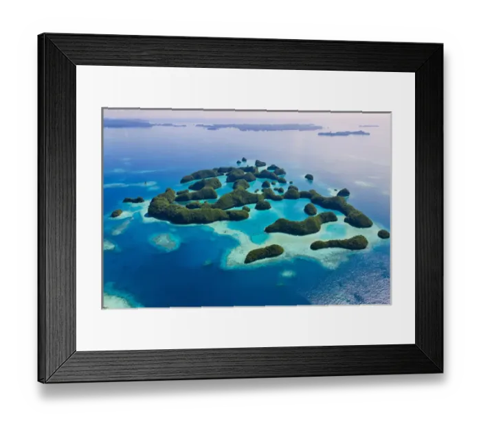 Framed Print : Rock Islands, Palau Framed Print : Rock Islands, Palau