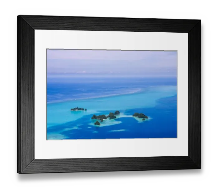Framed Print : Rock Islands, Palau Framed Print : Rock Islands, Palau
