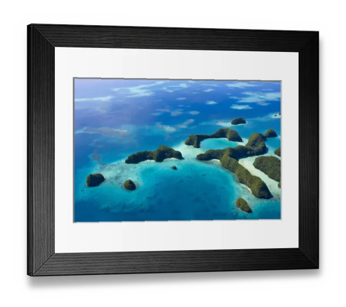 Framed Print : Rock Islands, Palau Framed Print : Rock Islands, Palau