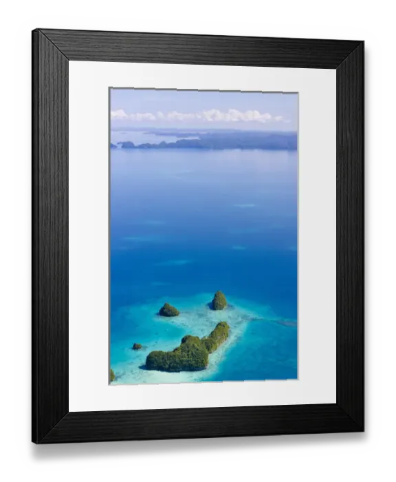 Framed Print : Rock Islands, Palau Framed Print : Rock Islands, Palau