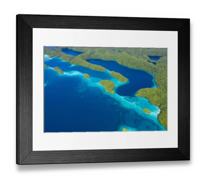 Framed Print : Rock Islands, Palau