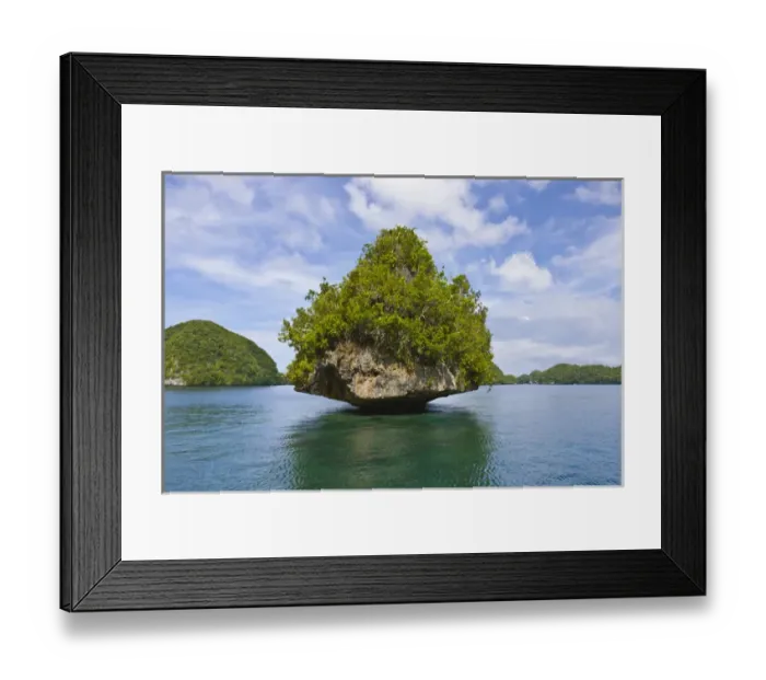 Framed Print : Rock Islands, Palau, Micronesia Framed Print : Rock Islands, Palau, Micronesia