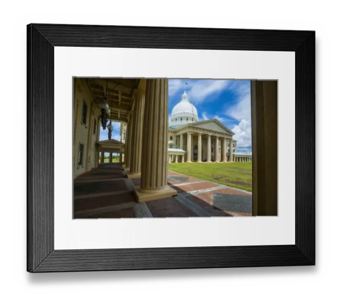 Framed Print : Parliament building of Palau on the Island of Babeldoab, Palau, Central Pacific Framed Print : Parliament building of Palau on the Island of Babeldoab, Palau, Central Pacific