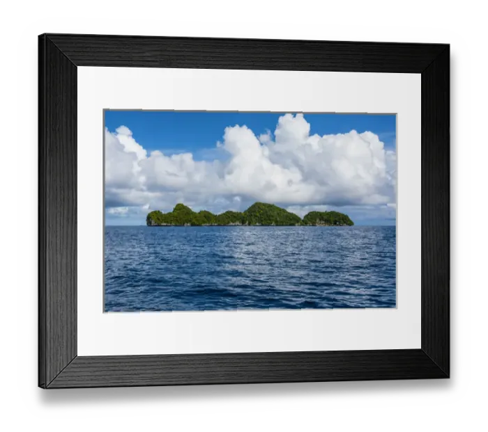 Framed Print : Rock islands, Palau, Central Pacific Framed Print : Rock islands, Palau, Central Pacific