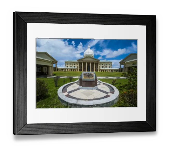 Framed Print : Parliament building of Palau on the Island of Babeldoab, Palau, Central Pacific Framed Print : Parliament building of Palau on the Island of Babeldoab, Palau, Central Pacific