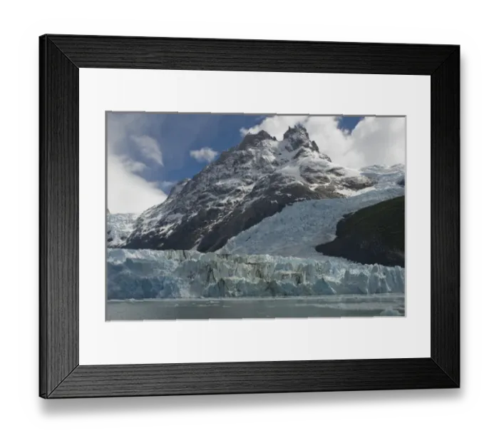 Framed Print : Face of glacier, Los Glaciares; National Park; El Calafate; Patagonia; Argentina