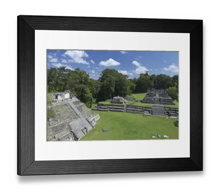 Framed Print : Caracol ancient Mayan site, Belize