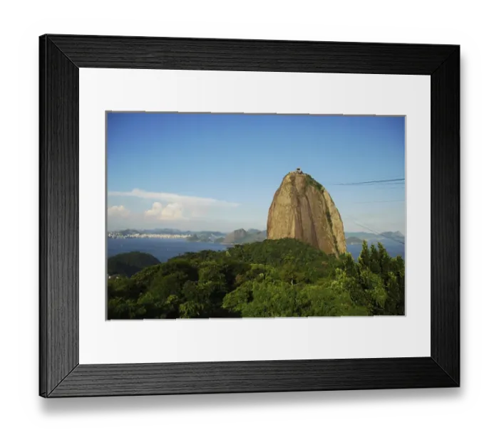 Framed Print : Brazil, Rio de Janeiro, view from the Sugar Loaf