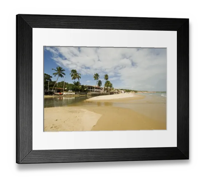 Framed Print : Brazil, Rio Grand do Norte, Praia da Pipa, tranquil beach scene Framed Print : Brazil, Rio Grand do Norte, Praia da Pipa, tranquil beach scene