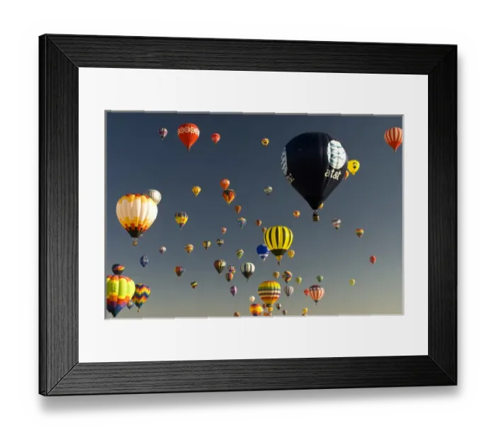 Framed Print : Albuquerque New Mexico Balloon Festival