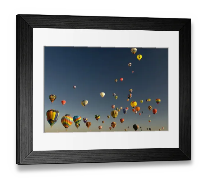 Framed Print : Albuquerque New Mexico Balloon Festival
