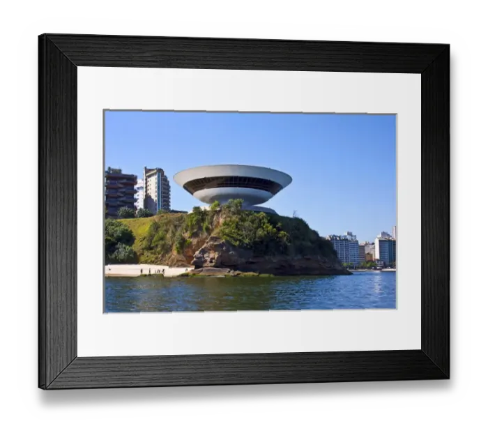 Framed Print : Museum of Contemporany Art (by Oscar Niemeyer)