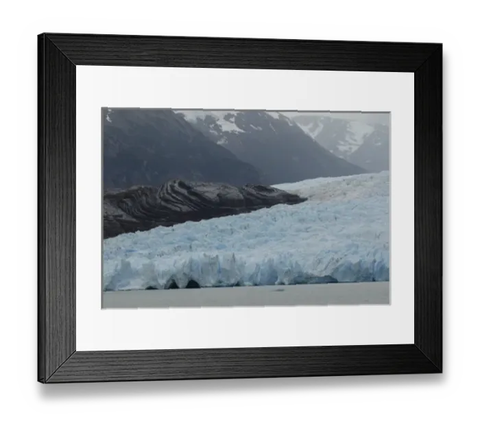 Framed Print : Grey Glacier, Torres del Paine National Park, Chile, South America. Patagonia, Patagonia