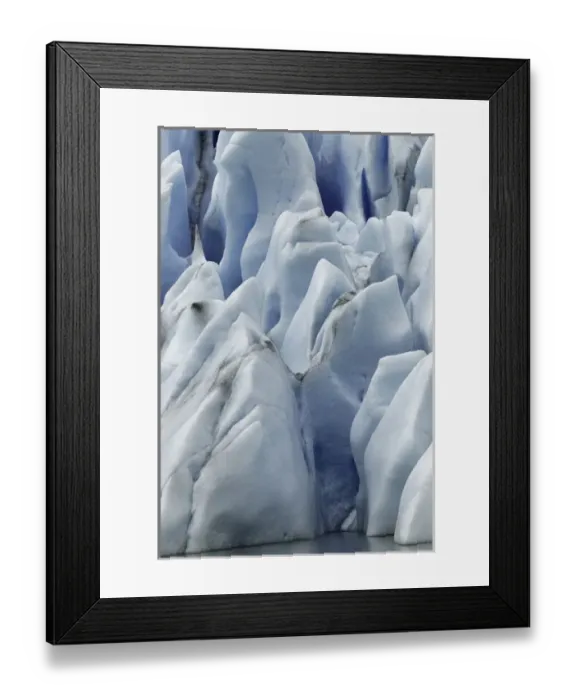 Framed Print : Pattern in blue ice of Grey Glacier, Torres del Paine National Park, Chile, South America Framed Print : Pattern in blue ice of Grey Glacier, Torres del Paine National Park, Chile, South America