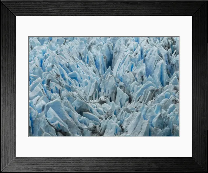 Framed Print : Pattern in blue ice of Grey Glacier, Torres del Paine National Park, Chile, South America Framed Print : Pattern in blue ice of Grey Glacier, Torres del Paine National Park, Chile, South America