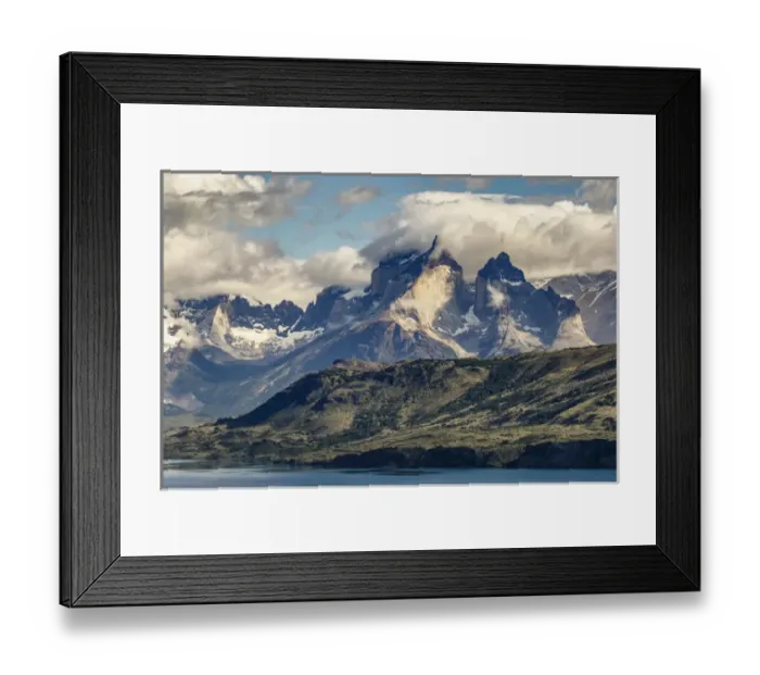 Framed Print : Paine Massif, , Torres del Paine National Park, Chile, South AmericaPatagonia, Patagonia