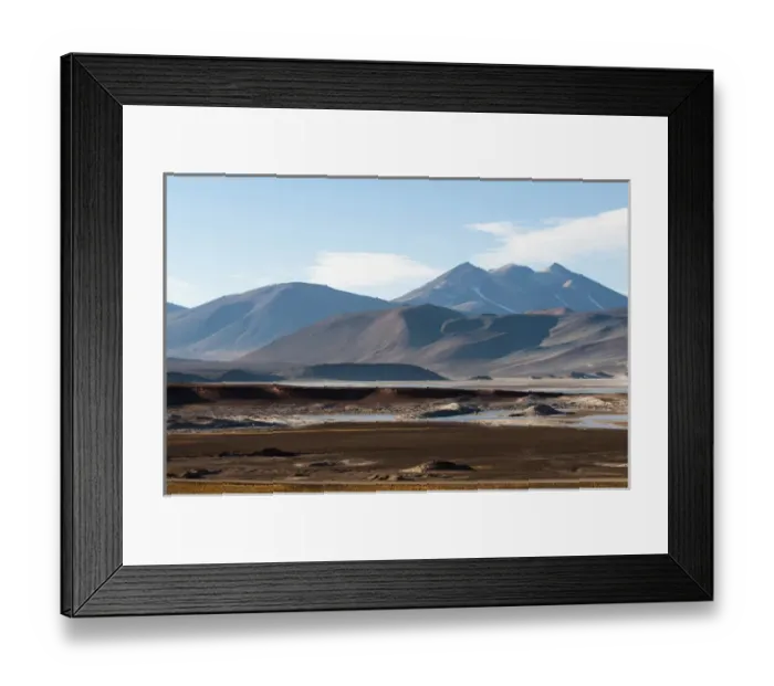 Framed Print : Salar de Talar, Atacama Desert, Chile