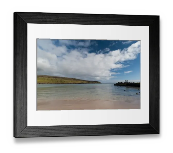 Framed Print : Anakena beach, Rapa Nui, Easter Island, Chile Framed Print : Anakena beach, Rapa Nui, Easter Island, Chile