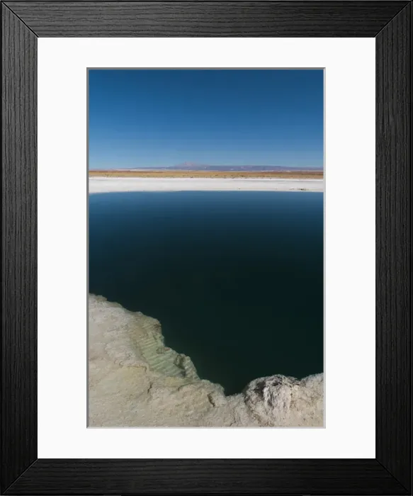 Framed Print : Laguna Sejar, Salar de Atacama, Atacama Desert, Chile