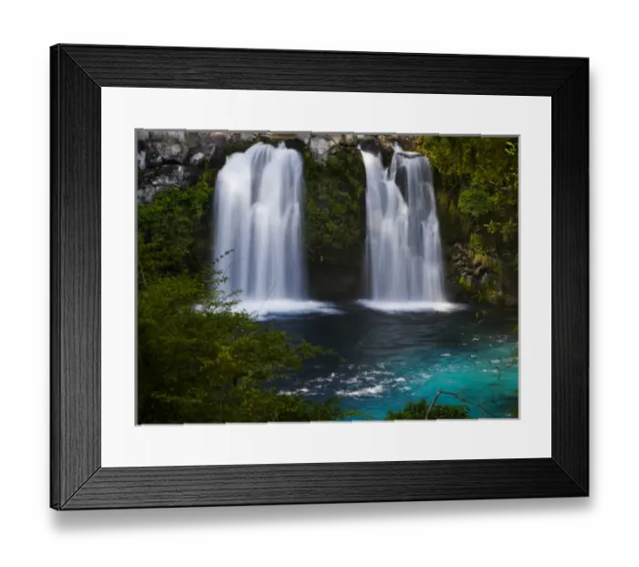 Framed Print : Chile. South America. Waterfalls at Ojos del Caburga (or Ojos del Caburgua) Framed Print : Chile. South America. Waterfalls at Ojos del Caburga (or Ojos del Caburgua)
