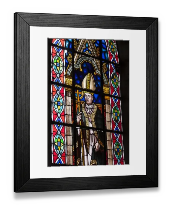 Framed Print : Stained Glass detail. National Basilica. Quito, Ecuador Framed Print : Stained Glass detail. National Basilica. Quito, Ecuador