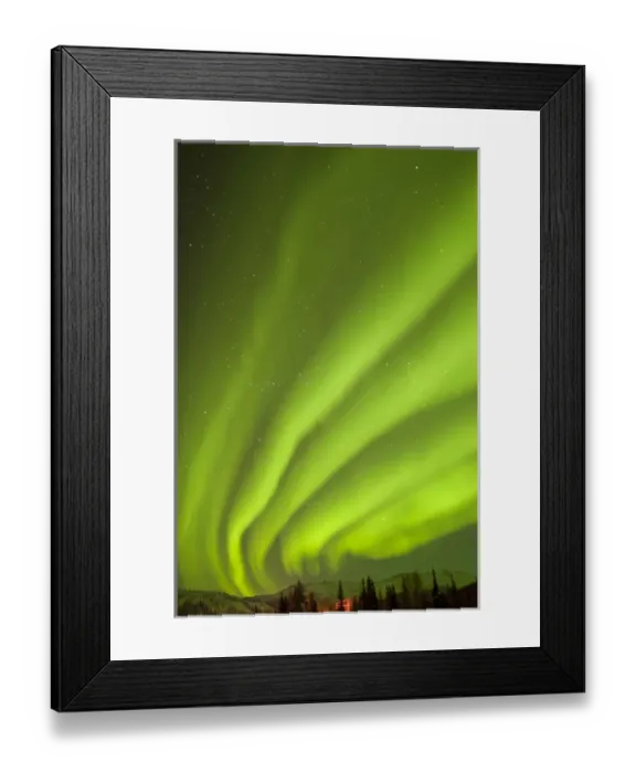 Framed Print : USA, Alaska, Fairbanks, Chena Hot Springs Lodge
