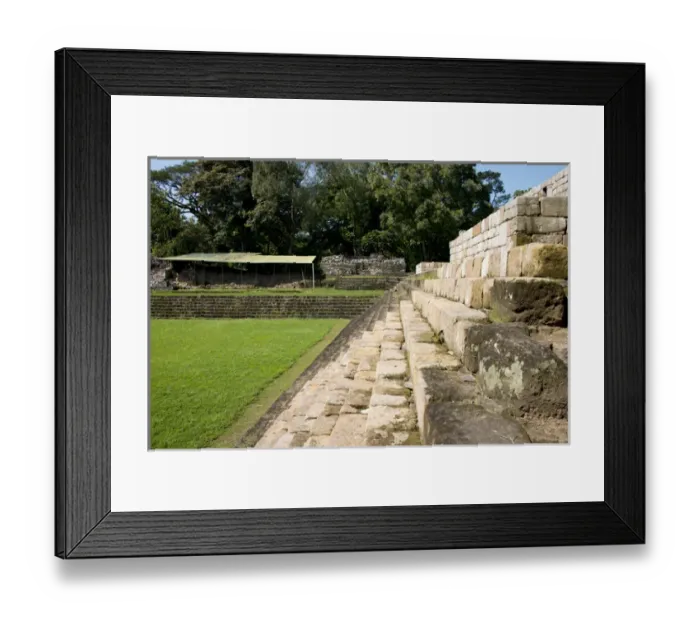 Framed Print : Guatemala, Quirigua Mayan Ruins Archaeological Park (UNESCO)